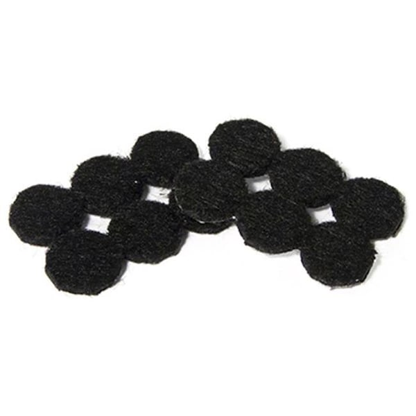Richelieu America 235732 TruGuard Round & Heavy Duty Self Adhesive Felt Pads; Black - Pack of 24 235732 - main